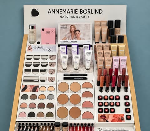 Make-up-Display von Annemarie Börlind